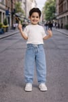 Erkek Çocuk Bol Kesim BaggyFit Jean Pantolon