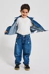 Erkek Çocuk Denim Ceket – Premium Jean Kot Ceket Günlük Rahat