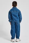Erkek Çocuk Denim Ceket – Premium Jean Kot Ceket Günlük Rahat