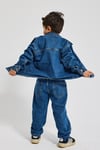 Erkek Çocuk Denim Ceket – Premium Jean Kot Ceket Günlük Rahat