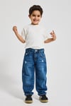 Erkek Çocuk Kot Pantolon – Premium Denim Jean Rahat Kesim Günlük