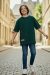 Erkek Çocuk Oversize T-Shirt – Baskılı Modern Tasarım Rahat Kesim Günlük Basic Tişört