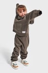 Kapüşonlu Unisex Basic Model Çocuk Eşofman Takımı