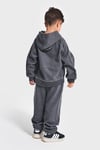 Kapüşonlu Unisex Basic Model Çocuk Eşofman Takımı
