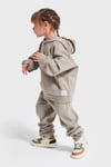 Kapüşonlu Unisex Basic Model Çocuk Eşofman Takımı