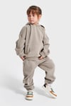 Kapüşonlu Unisex Basic Model Çocuk Eşofman Takımı
