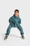Kapüşonlu Unisex Basic Model Çocuk Eşofman Takımı