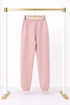 Kız Çocuk Eşofman Takımı Pembe Oversize Sweatshirt Jogger Alt Spor Günlük Rahat Takım
