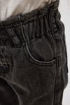 Kız Çocuk Kot Pantolon – Lastikli Bel Denim Jean Rahat Kesim Günlük