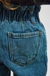 Kız Çocuk Kot Pantolon – Tint Lastikli Bel Denim Jean Rahat Kesim Günlük
