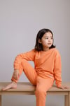 Unisex Çocuk Eşofman Takımı Yeşil – Oversize Sweatshirt & Jogger Alt Rahat Günlük Spor Takım