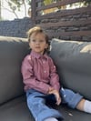74 Baskılı 3'lü Gömlekli Takım - Sweatshirt , Çizgili Gömlek ve Jean Pantolon