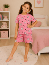 Hello kitty baskılı pijama takımı