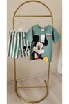 Mickey mause baskılı takım