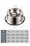 Paslanmaz Çelik Metal Mama Kabı 18cm
