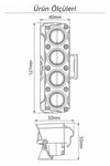 2 Adet 25W 4 Mercekli Motosiklet Sis Lambası Çift Renkli Beyaz Sarı 12V-24V Demir Döküm Siyah