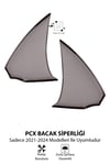 Honda Pcx Uyumlu Aerodinamik Bacak Siperliği 2021-2024 Füme