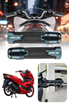 Honda Pcx Uyumlu Alüminyum Elcik 2020-2026 Cnc Titanyum
