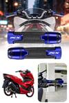 Honda Pcx Uyumlu Alüminyum Elcik 2020-2026 Cnc Mavi