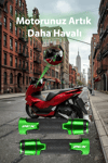 Honda Pcx Uyumlu Alüminyum Elcik 2020-2026 Cnc Yeşil