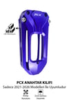 Honda Pcx Uyumlu Anahtar Kılıfı 2021-2026 Cnc Mavi