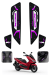 Honda Pcx Uyumlu Basamak Seti 2025-2026 Slikon Mavi