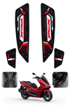 Honda Pcx Uyumlu Basamak Seti 2025-2026 Slikon Kırmızı