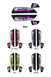 Honda Pcx Uyumlu Basamak Seti 2025-2026 Silikon V1 Mor