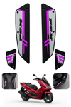 Honda Pcx Uyumlu Basamak Seti 2025-2026 Silikon V1 Mor