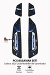 Honda Pcx Uyumlu Basamak Seti 2025-2026 Silikon Mavi