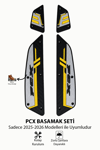 Honda Pcx Uyumlu Basamak Seti 2025-2026 Silikon V1 Siyah 