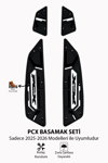 Honda Pcx Uyumlu Basamak Seti 2025-2026 Slikon Siyah