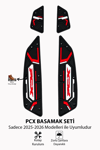 Honda Pcx Uyumlu Basamak Seti 2025-2026 Slikon Kırmızı