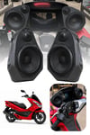 Honda Pcx Uyumlu Bluetooth Hoparlör Seti 2021-2024 Siyah