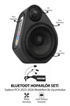 Honda Pcx Uyumlu Bluetooth Hoparlör Seti 2025-2026 Siyah