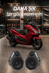 Honda Pcx Uyumlu Bluetooth Hoparlör Seti 2025-2026 Siyah