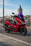 Honda Pcx Uyumlu Çift Katlı Spor Tur Camı Şeffaf 2025-2026 Mor