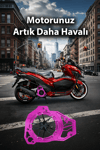 Honda Pcx Uyumlu Deniz Yıldızı Radyatör Koruması 2021-2026 Cnc Mor