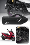 Honda Pcx Uyumlu Egzoz Koruma 2021-2026 Karbon Desen