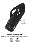 Honda Pcx Uyumlu Egzoz Koruma 2021-2026 Karbon Desen