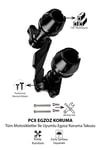 Honda Pcx Uyumlu Egzoz Koruma Takozu 2021-2026 Cnc Siyah
