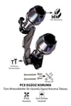 Honda Pcx Uyumlu Egzoz Koruma Takozu 2021-2026 Cnc Titanyum