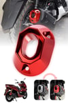 Honda Pcx Uyumlu Egzoz Ucu 2021-2026 Cnc Kırmızı
