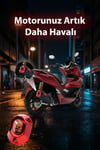 Honda Pcx Uyumlu Egzoz Ucu 2021-2026 Cnc Kırmızı