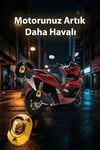 Honda Pcx Uyumlu Egzoz Ucu 2021-2026 Cnc Gold