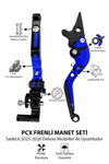 Honda Pcx Uyumlu El Frenli Manet 2025-2026 Cnc Mavi