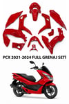 Honda Pcx Uyumlu Full Grenaj Seti 2021-2024 Kırmızı