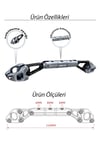 Honda Pcx Uyumlu Gidon Barı 2021-2024 Cnc Titanyum