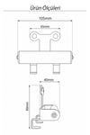 Honda Pcx Uyumlu Gidon Orta Bar 2025-2026 Cnc Siyah