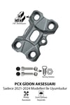 Honda Pcx Uyumlu Gidon Yükseltme 2021-2024 Cnc Titanyum
